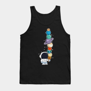 astronaut with ice cream Tank Top